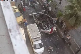 انفجار خودروی بمب&zwnj;گذاری شده در حومه دمشق (۱۵ مرداد ۱۴۰۵)
