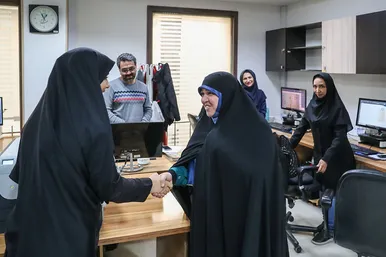 بازدید عضو شورای اسلامی شهر مشهد از موسسه شهرآرا