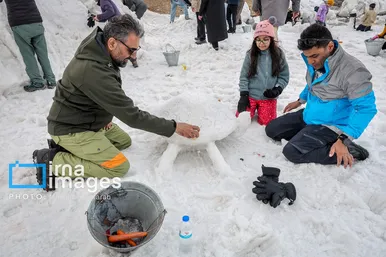 گزارش تصویری | جشنواره آدم برفی در پیست توچال