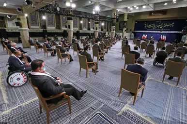 دیدار قهرمانان المپیک و پارالمپیک ایران در بازی‌های ۲۰۲۰ توکیو با رهبر معظم انقلاب
