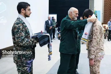 گزارش تصویری | مراسم تحلیف فرماندهان بسیج دانش آموزی در مشهد