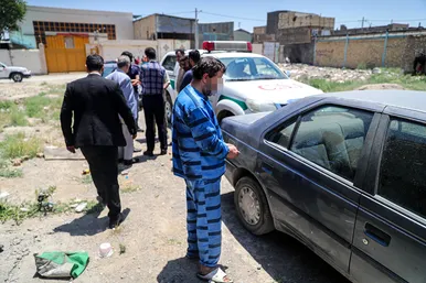 بازسازی صحنه قتل در کارگاه تولید ذغال