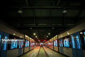 بیش از ۸۴&zwnj; میلیون سفر با قطار شهری مشهد در سال ۱۴۰۴