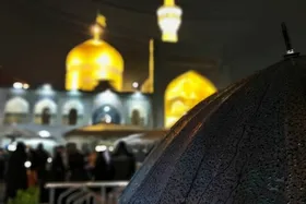 ویدئو | بارش زیبای باران پاییزی در حرم مطهر رضوی (۲۲ مهر ۱۴۰۲)