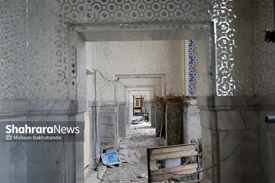 مراسم آغاز عملیات احداث رواق مبارک امیرالمومنین علیه السلام در حرم رضوی