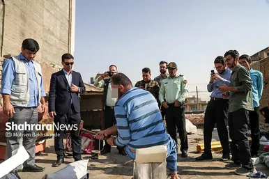 گزارش تصویری | بازسازی قتل مرد جوان به دست برادر همسرش در حوالی پایانه مسافربری مشهد