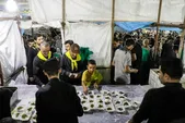 میزبانی خادمیاران بوشهری از زائران اربعین در مرز شلمچه