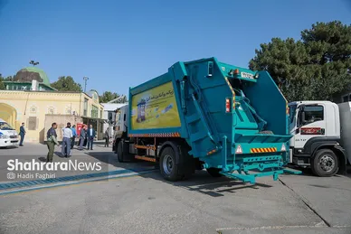 بدرقه کاروان خودرویی اربعین شهرداری مشهد مقدس