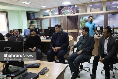 گزارش تصویری | بازدید مدیران استانی و شهری از موسسه فرهنگی شهرآرا به مناسبت روز خبرنگار - ۲