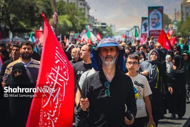 گزارش تصویری | مراسم جاماندگان اربعین حسینی در مشهد