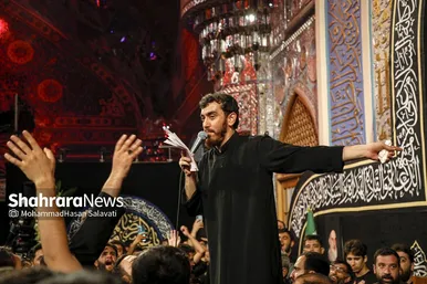 گزارش تصویری | مراسم عزاداری شام شهادت امام حسن مجتبی (ع) و رحلت پیامبر اکرم (ص) در حرم مطهر رضوی