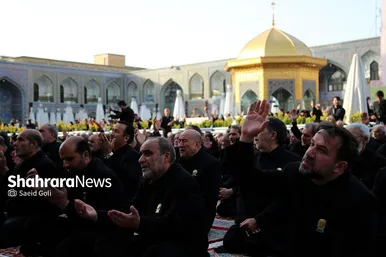 گزارش تصویری| آیین اذن عزای محرم در حرم مطهر رضوی (پنجشنبه ۵ تیر ۱۴۰۴)