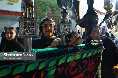 گزارش تصویری | عزاداری شب هشتم محرم در شهرک عرب‌ها ـ مشهد