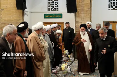 مراسم آغاز عملیات احداث رواق مبارک امیرالمومنین علیه السلام در حرم رضوی