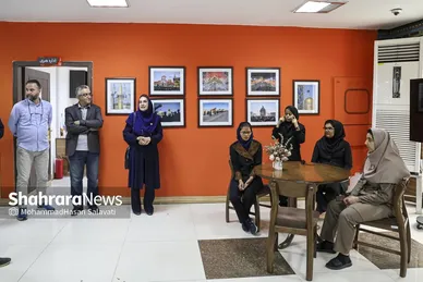 گزارش تصویری | بازدید مدیران استانی و شهری از موسسه فرهنگی شهرآرا به مناسبت روز خبرنگار - ۱