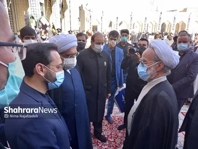 تشییع پیکر علامه محمدرضا حکیمی در مشهد