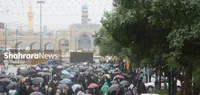 عرض ارادت دختران مشهدی به کریمه اهل‌بیت(ع)+فیلم