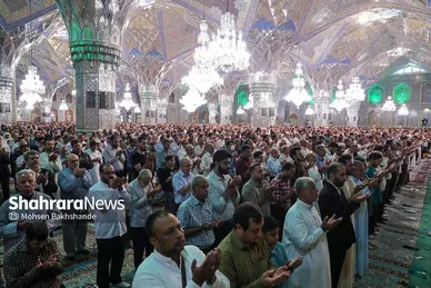 نماز عید سعید قربان در حرم مطهر رضوی (۲۸ خرداد ۱۴۰۳)