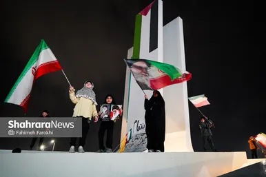 گزارش تصویری | میدان فلسطین مشهد چند ساعت پس از سال تحویل