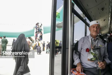 گزارش تصویری | بازگشت اولین کاروان حجاج خراسانی به مشهد