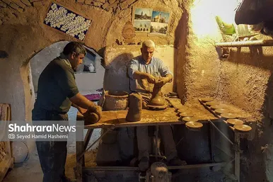 گزارش تصویری | کارگاه سفالگری