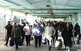 مرز مهران در تدارک استقبال از تشییع&zwnj;کنندگان رهبر شهید انقلاب + فیلم