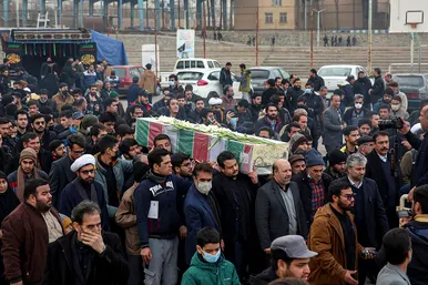 آئین تشییع و تدفین «شهید گمنام» در دانشکده شهید منتظری مشهد