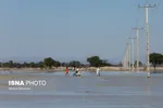 عکس/ سیل در منطقه «دشتیاری» سیستان و بلوچستان