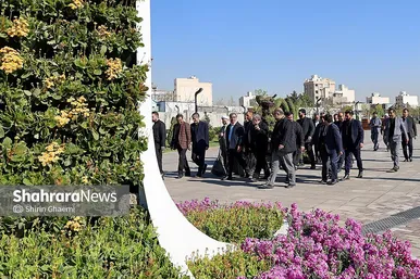 گزارش تصویری |  بازدید استاندار خراسان رضوی از پایانه مسافربری امام رضا (ع)، پروژه ایوان سلام و راه‌آهن مشهد