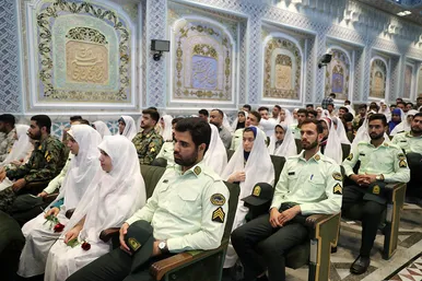 اولین اختتامیه جشنواره زوج های جوان نیروهای مسلح در مشهد