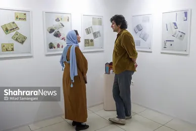 گزارش تصویری | نمایشگاه «فرگراف» روایتی از گرافیک در صفحه‌آرایی و طراحی کتاب و نشریه
