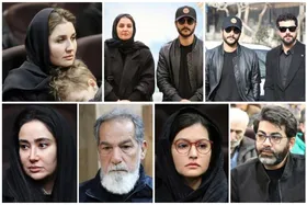 مراسم یادبود مادر سعید سهیلی با حضور چهره&zwnj;های مشهور سینما + عکس