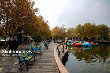 طبیعت پاییزی بوستان های مشهد