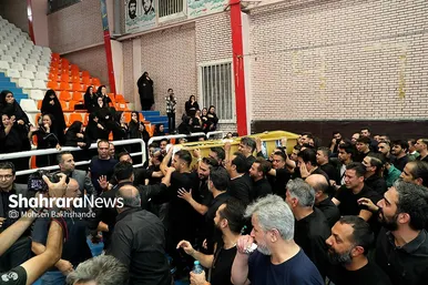 عکس‌هایی از مراسم تشییع پیکر مرحوم «علی اسعدی» فوتسالیست مشهدی