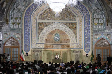 مراسم مناجات شب های ماه مبارک رمضان در حرم مطهر رضوی
