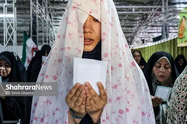 گزارش تصویری | اقامه نماز عید فطر در آرامستان بهشت رضا (ع) مشهد
