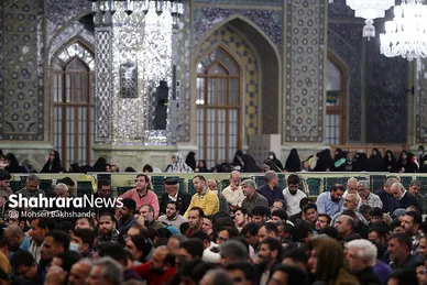 مراسم مناجات شب‌های ماه مبارک رمضان در حرم مطهر رضوی