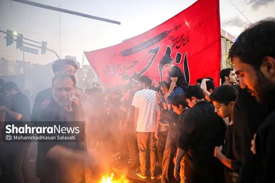 خیمه سوزان عصر عاشورا در مشهد