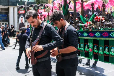 عزاداری روز تاسوعا در مشهد مقدس