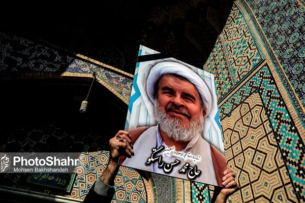 تشییع پیکر مرحوم «محمدحسن راستگو» در مشهد + تصاویر