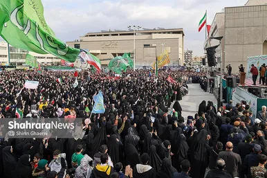 گزارش تصویری | اجتماع عظیم منتظران ظهور در مشهد ۲