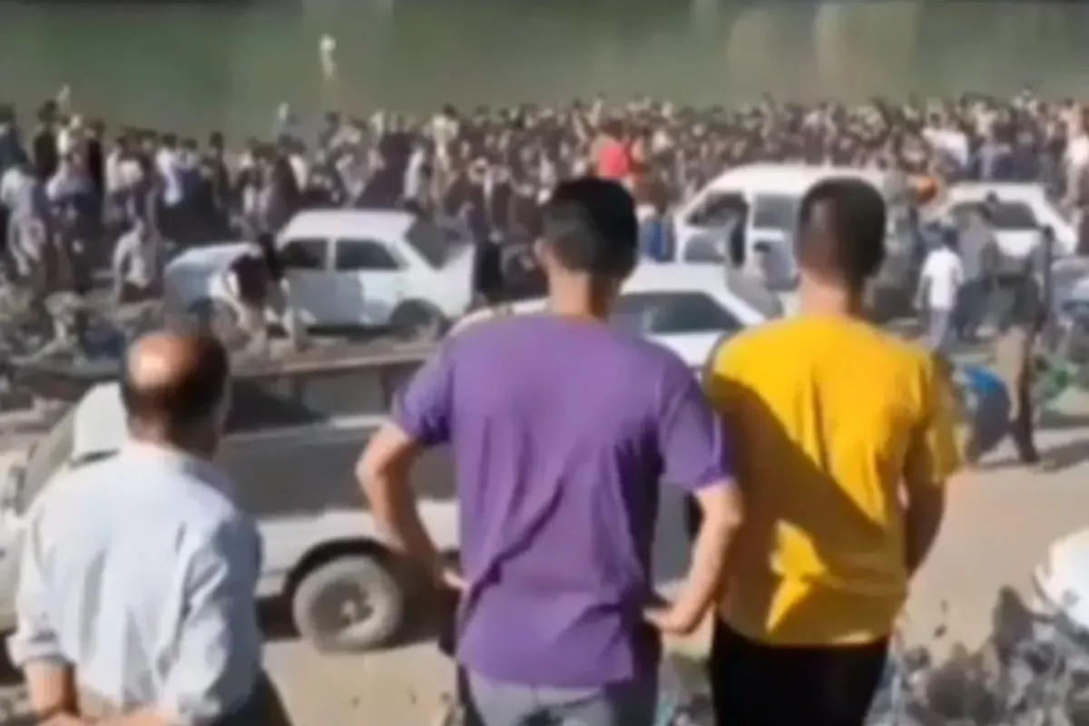 ۲ عضو یک خانواده در رودخانه زاب پیرانشهر غرق شدند + فیلم