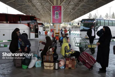 موج بازگشت مسافران نوروزی از مشهد