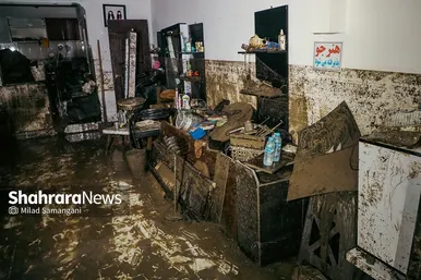 تصاویری از خانه‌های سیل‌زده در محله سیدی مشهد (۲۶ اردیبهشت ۱۴۰۳)