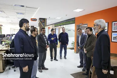 گزارش تصویری | بازدید مدیران استانی و شهری از موسسه فرهنگی شهرآرا به مناسبت روز خبرنگار - ۱