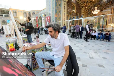 رویداد هنری «من القدس، الی القدس» در حرم مطهر رضوی