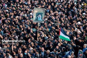 ویدئو| سنگ تمام میلیونی ملت برای وداع با خادم خستگی ناپذیر در مشهد مقدس
