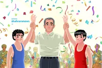 داستان کودک درباره کشتی پهلوانی | مانند دو قهرمان پهلوان