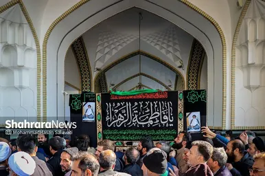 تشییع پیکر حجت الاسلام سید جعفر طباطبایی در مشهد