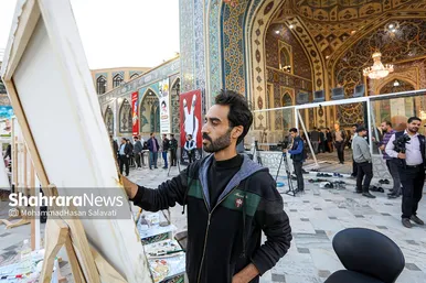 رویداد هنری «من القدس، الی القدس» در حرم مطهر رضوی